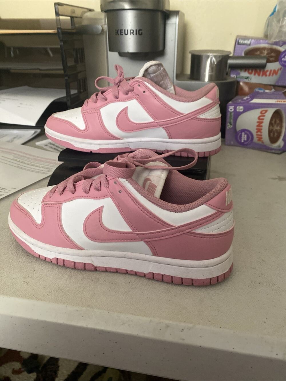 Nike Dunk Low Next Nature White/Elemental Pink Sneakers DD1873-112 6